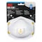 Scotch 3M N95 Paint Sanding Cup Disposable Respirator Pro-Series Valved White One Size Fits All 1 pc 8511PA1-A-PS - alternate 4